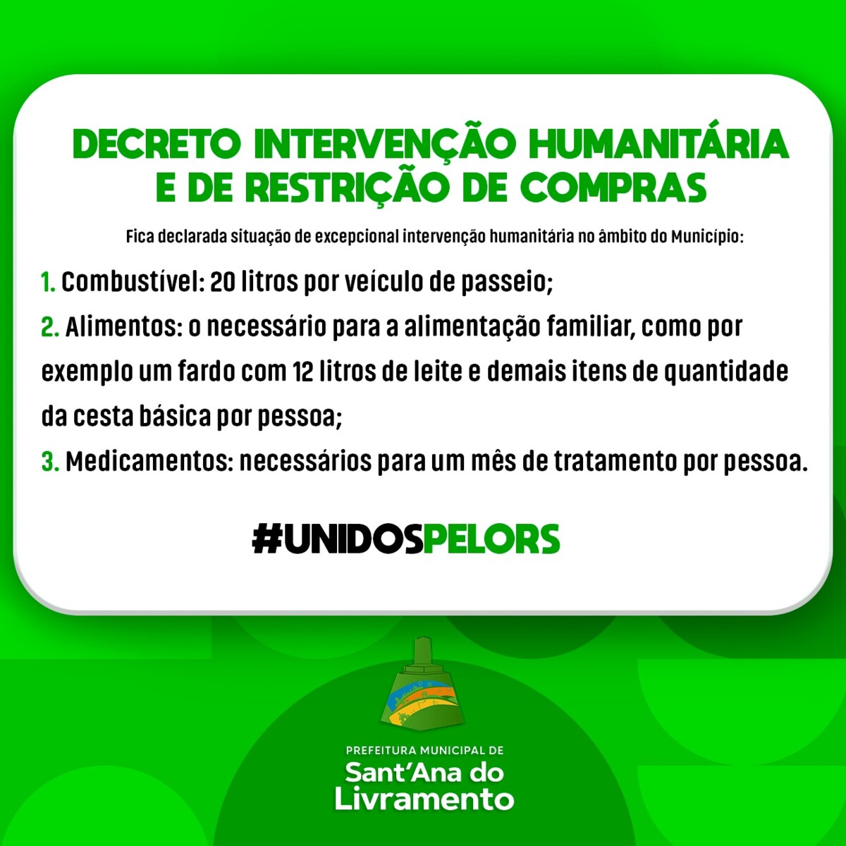 declara-situacao-excepcional-de-auxilio-humanitario-do-municipio-de-santaana-do-livramentors